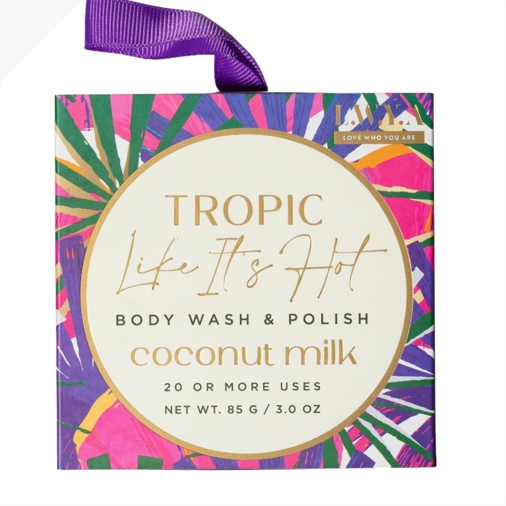 LWYA Love Who You Are Tropic Like Its Hot Coconut Milk Body Wash Polish Sponge